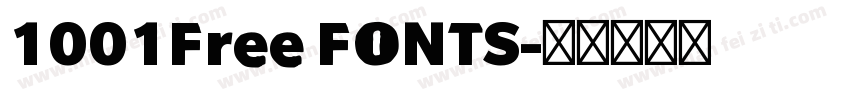 1001Free FONTS字体转换